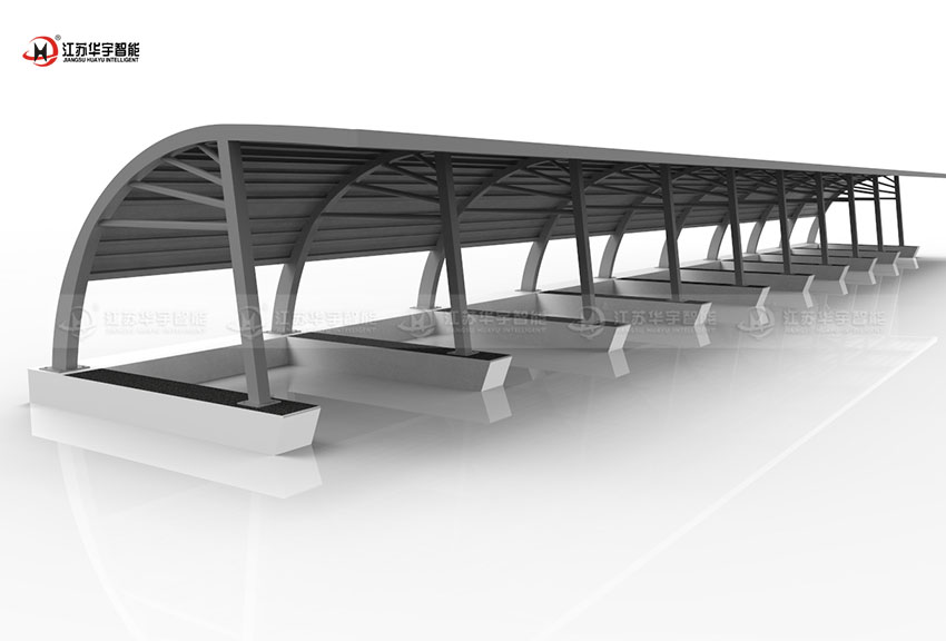 安装户外电动车停车棚-守护生命安全